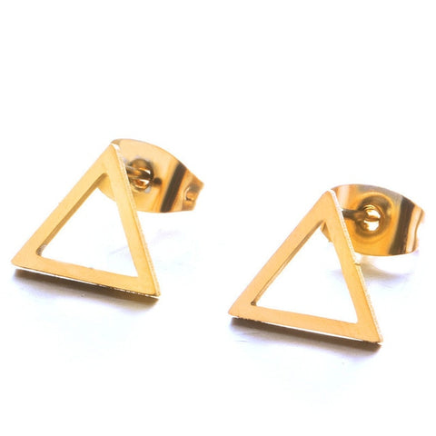 New Earrings Fashion Simple Stud Earrings Personality Trendy Three ways to wear Triangle Earring Wholesale Jewelry Womens Earing