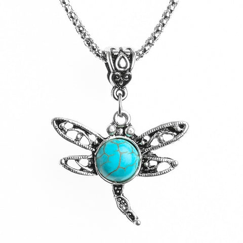 QCOOLJLY Tempting Flower Shape Style 1pc Elegant Silver Color pendant Fine Natural Stone necklace For Women Wholesale