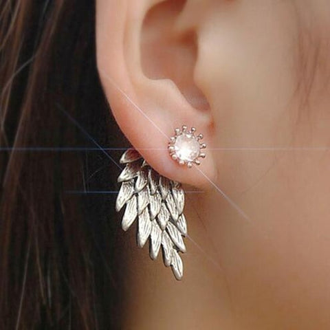 New Crystal Flower Drop Earrings for Women Fashion Jewelry Gold Silver Rhinestones Earrings Gift for Friend Party and Daily