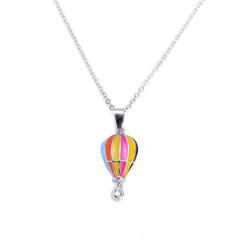 women's initial cz necklace rainbow zircon eye heart copper pendent necklace jewelry for women long snake chain mom's gift