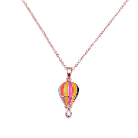 women's initial cz necklace rainbow zircon eye heart copper pendent necklace jewelry for women long snake chain mom's gift