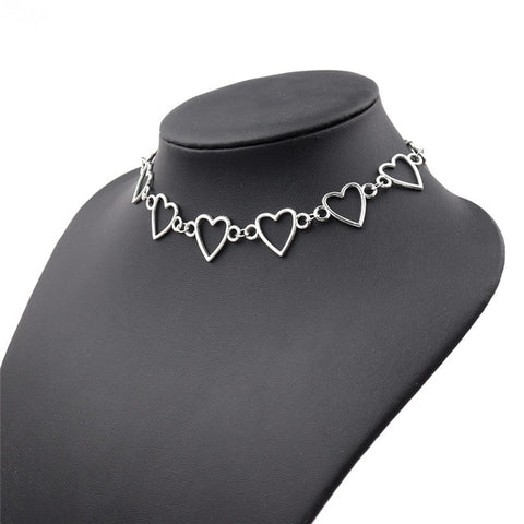 Fashion Necklaces 2019 Harajuku Streetwear Flame Unisex Necklace Punk Accessory Rock Chain Choker Necklaces Nightclub Jewelry