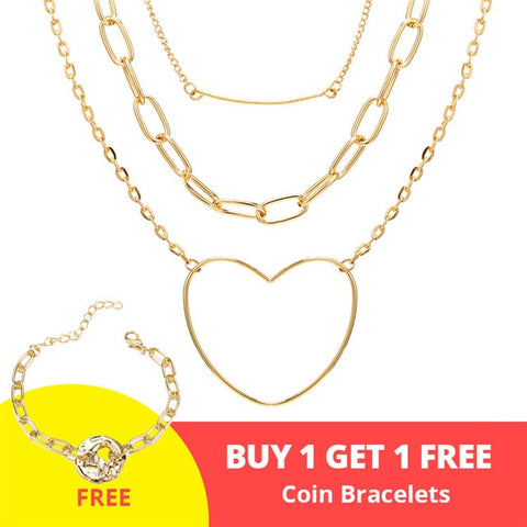 17KM Vintage Gold Portrait Coin Pearl Pendant Necklaces For Women Bohemia Fashion Muklltilayer Pearl Long Necklace 2019 Jewelry