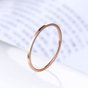 Rose Gold Color Twist Classical Cubic Zirconia Wedding Engagement Ring for Woman Girls Austrian Crystals Gift Rings Bague Femme