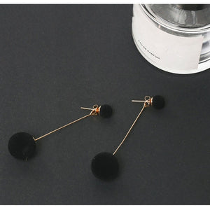 New Fashion Stud Earrings For Women Golden Color Round Ball  Geometric Earrings For Party Wedding Gift Wholesale Ear Jewelry